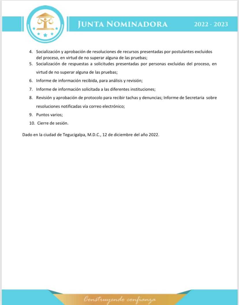 Sesión #11 convocatoria 